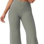 Womens Straight Leg Yoga Pants with Pockets High Waisted Lounge