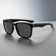 Black Classic Square Frame UV Protection Sunglasses - Image 5