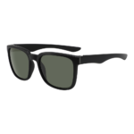 Black Square Frame Green Lens Outdoor Sunglasses